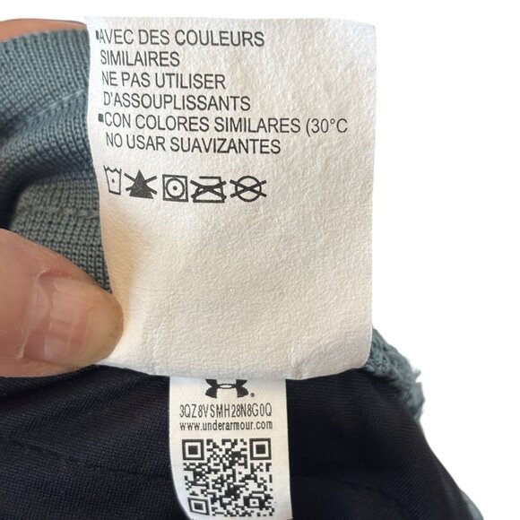 Under Armour HeatGear Joggers XL Fitted Green -Gray Lightweight Drawstring Waist - Picture 10 of 10